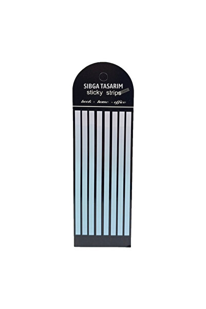 sibga tasarım شريط لاصق طويل شفاف متعدد الألوان من نوع إبرولي فاخر. دفتر ملاحظات 160 ورقة