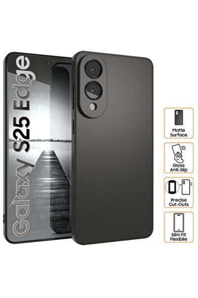 Gekko Mobile Carcasă mată pentru Samsung Galaxy S25 Edge (S937), silicon cu f...