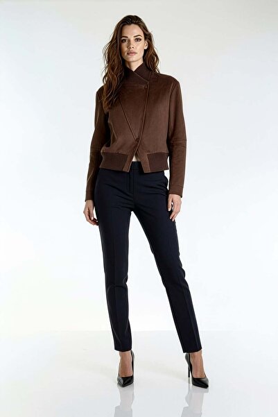 UTOPIAN Örgü Detaylı Asimetrik Ceket