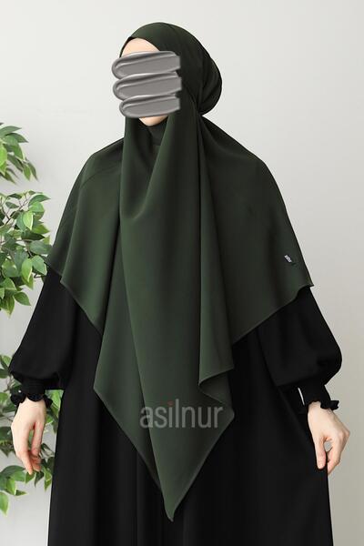ASİLNUR Alya Single Layer Soufflé Khaki