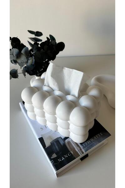 NUNU DESİGN حامل مناديل فقاعي الشكل |   20-14 سم