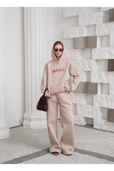 OUZ Winter 2-Piece Tracksuit Set (with Suzene Embroidery Detail)