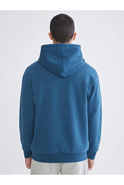 LC Waikiki με τύπωμα Ανδρικό χοντρό φούτερ με κουκούλα (W5)