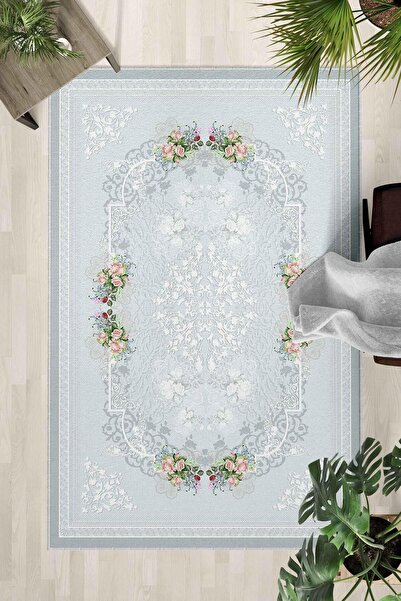 Monnhein Non-Slip Base Washable Carpet – Modern Digital Print Carpet for Kitc...