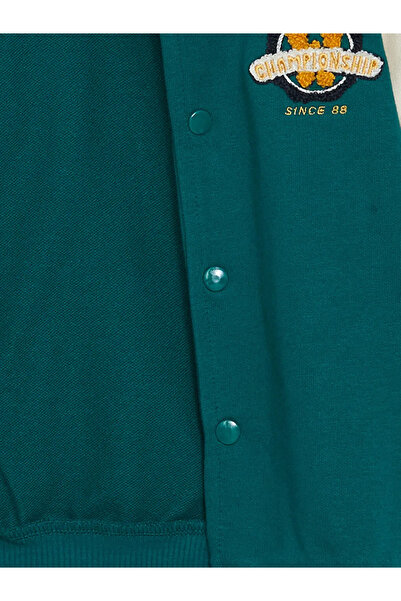 LC Waikiki Lcw Eco Green Embroidered Baby Boy College Jacket