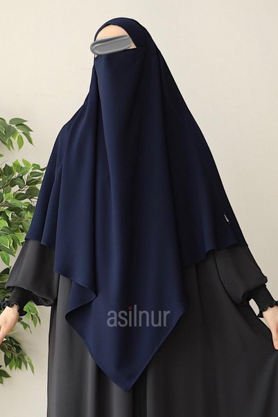 ASİLNUR Alya Sufleu cu un singur strat, albastru marin