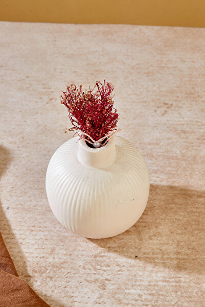 Akkoyunlu home Vază decorativă Pinterest cu bile în dungi, din ceramică, deco...