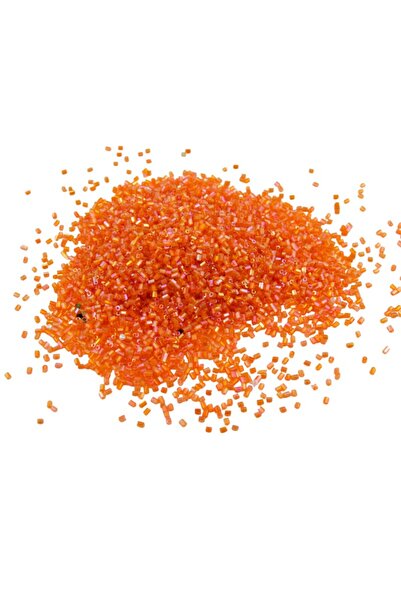 Serhat Aksesuar ve El İşçilik Cut Beads Light Orange 2X1.5 mm (100 Gr 4000 Pi...