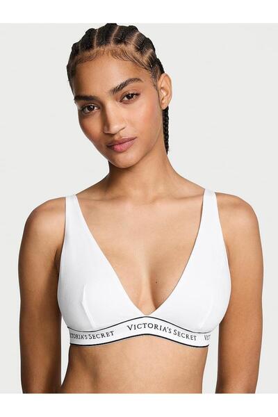 Victoria's Secret Cotton Low-Cut Bra Without Underwire