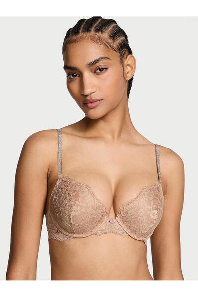 Victoria's Secret Twinkle Strappy Lace Push-Up Bra