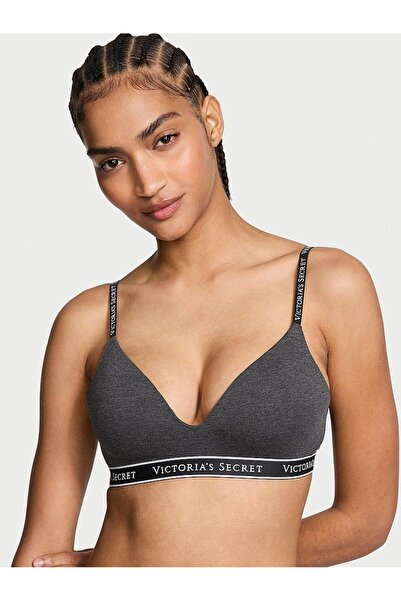 Victoria's Secret Underwire Free Cotton Bra with Light Padding Support