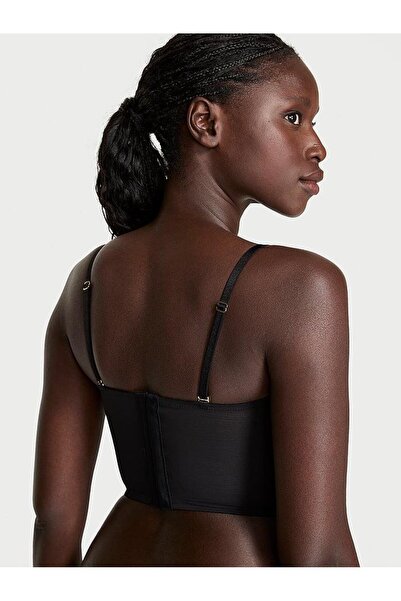 Victoria's Secret Velvet Strapless Strapless Bustier