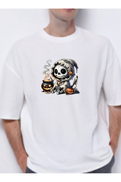 TİMİSİVA Unisex supradimensionat CADILAR cu imprimeu bumbac 100% lu 30/1 gule...