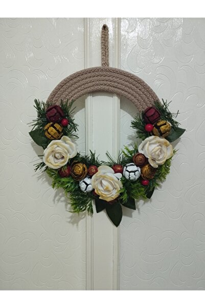 bayram taşcıoğlu home desing Gift Special Design Door Wall Ornament Pine Cone Garland Christmas Door Ornament