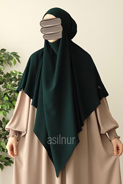 ASİLNUR Alya Single Layer Soufflé Emerald Green