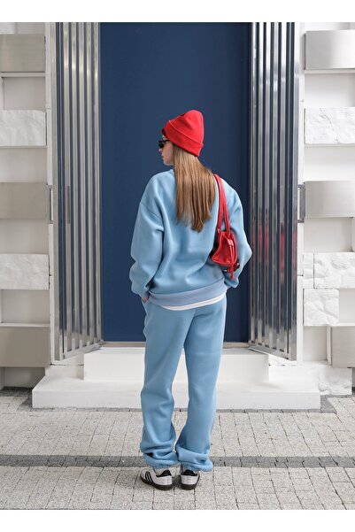 OUZ T-Shirt Paneled Winter Tracksuit Set
