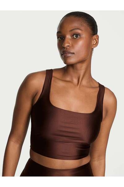 Victoria's Secret Vsx Glossytech ™   Square Neck Top