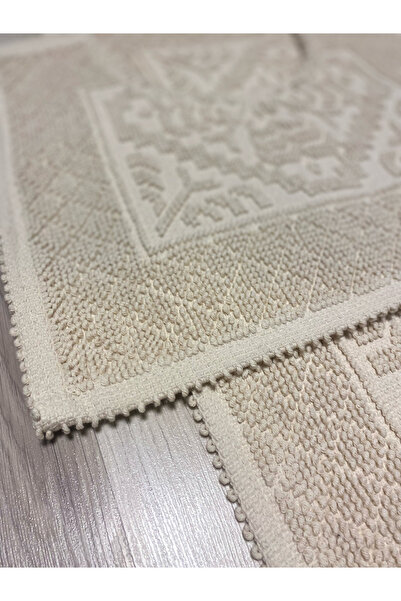 FeelHome Cottonfeel 100% Cotton Rug Super Absorbent Bath Mat Set of 2 50X80 - 40X50