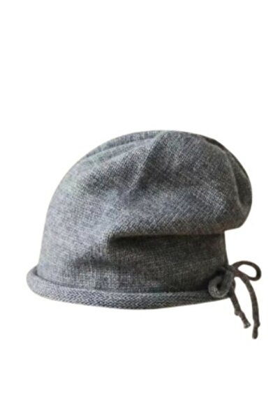 IBU Cork Knitted Hat with Bow