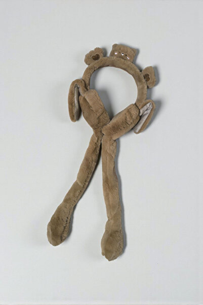 KANİNCHEN Plush Headphone Playable Earphone with Sound Plush Rabbit Headphone Cute Toy