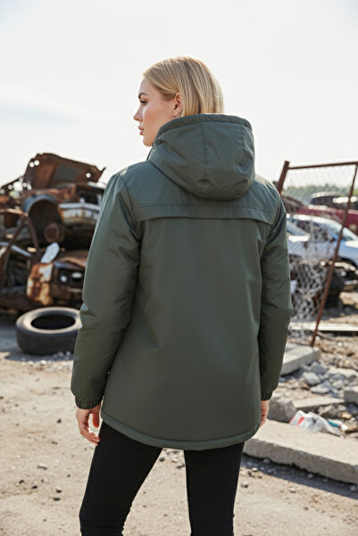 FLUEND MODA Women's Waterproof and Windproof Coat Jacket