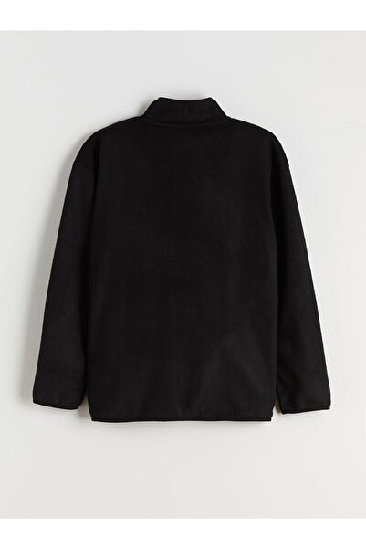 LC Waikiki LCW Kids Dik Yaka Beşiktaş Nakışlı Polar Erkek Çocuk Hırka