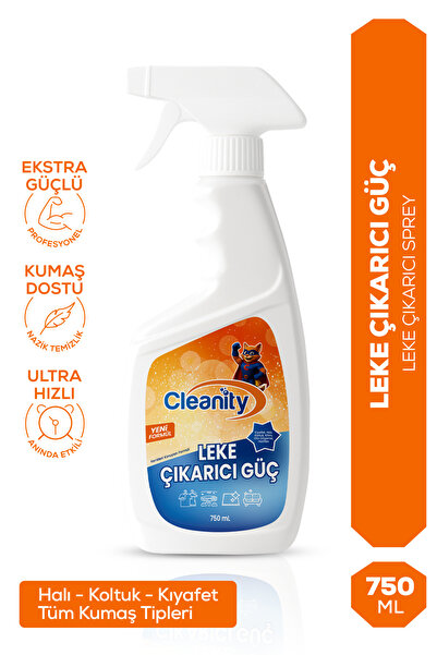 Leke Çıkarıcı Güç 750 ml | Halı, Koltuk, Kıyafet, Perde, Kumaş ve Tüm Yüzeylerde Etkili Formül