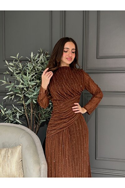 VİVİ فستان سهرة بني