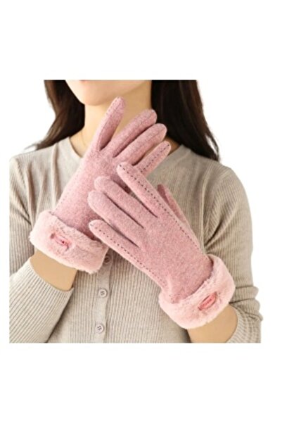 IBU Cork Mănuși calde cu blană