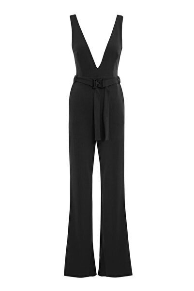 Keikei Siyah Kolsuz Uzun Tulum