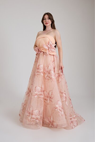 ROJBEY KADIN ABİYE KINA MEZUNİYET PARTY ELBİSESİ