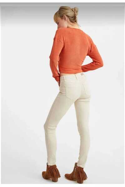 JILLY Natalia Beige Skinny Fit Comfortable Skinny Jeans