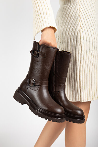 Elile Shoes Hakiki Deri 35 Numaradan 41-42-43 Numaraya Kadar Kadın Kışlık Bot