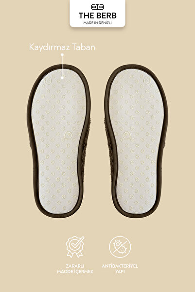 TheBerb Soft Teddy House Slippers | High Thick Sole | Does Not Make Sound | Non-Slip | Home/Dowry Slippers | Unisex