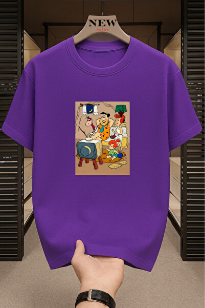 New Shine Μπλουζάκι Çakmaktaş Ailesi με τύπωμα Unisex oversized