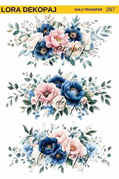 Lora Dekopaj Sulu Transfer Kağıdı - 287 25x35 cm