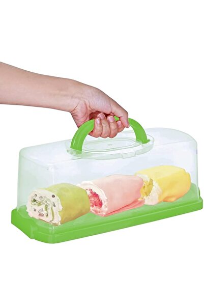 Generic FEELINGS BREAD BOX 36CM GREEN BASE