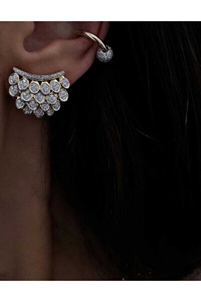 Bubbleatelier Özel seri çelik luna küpe