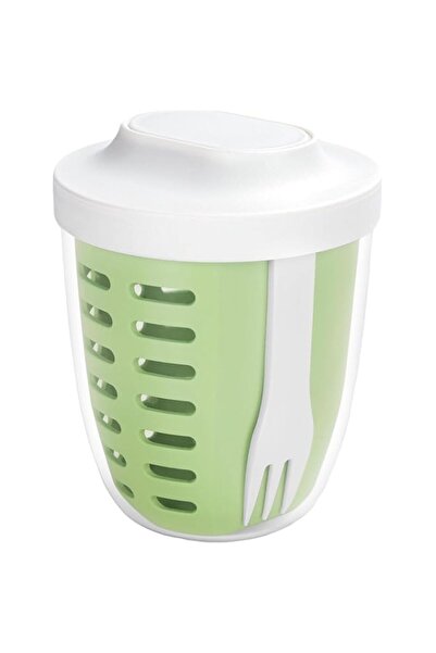 Generic Salad Storage Cup With Lids and Fork, 20 Oz Plastic Airtight Fruit St...