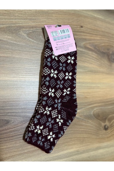 Özeren Çorap Women's Knitted Socks Winter Thick