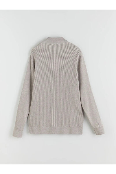 LC Waikiki Mock Neck men's knit sweater