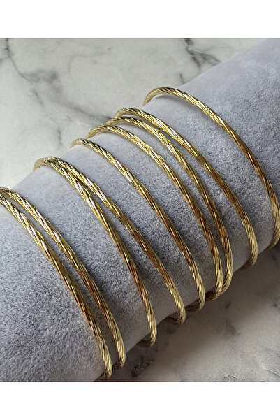 N AKSESUARLAR TARZ ÇELİK TAKI ŞIK KUYUMCU MODEL KENDİNDEN IŞILTILI ZARİF ÜÇLÜ BİLEZİK