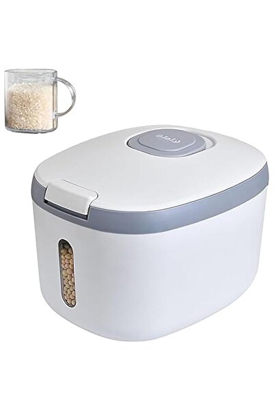 Generic Rice Storage Container, ABS Food Bucket Transparent Rice Container, P...