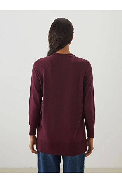 LC Waikiki طاقم الرقبة سترة تريكو المرأة