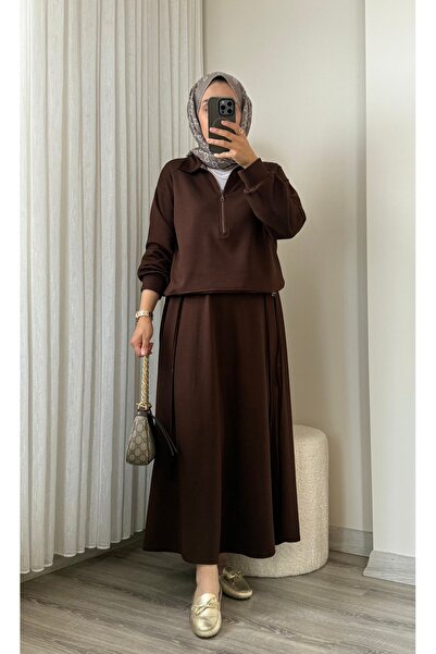 MERİÇ BOUTİQUE Sezonluk Soft Kumaş Etekli Takım