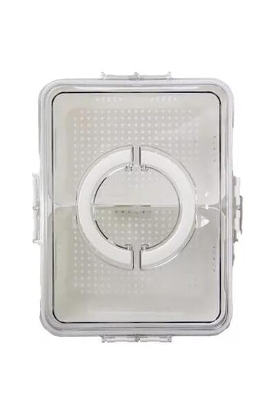 Generic Large Capacity Storage Containers for Fridge with Lid and Handle | Portable Food Box Container with