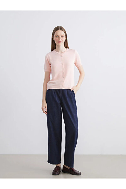 LC Waikiki Crew Neck Women's Knitwear Cardigan