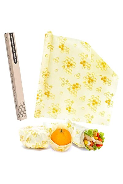 Generic AYF Beeswax Food Wrap Set Reusable Cover Paper Wraps Eco-Friendly Sustainable Food Storage Wrappers