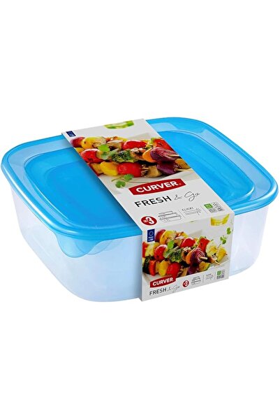 Generic Storage,Fresh&Go,Set of 3 Pieces,with cover,Sizes (0.25L+0.8L+1.7L)