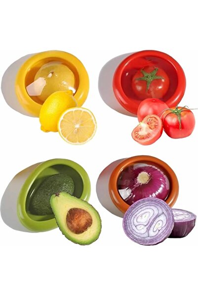 Generic Tazweeq Fruit & Vegetable Antioxidant Storage Box, Fridge Fruit Storage Box, Silicone Fruit Storage